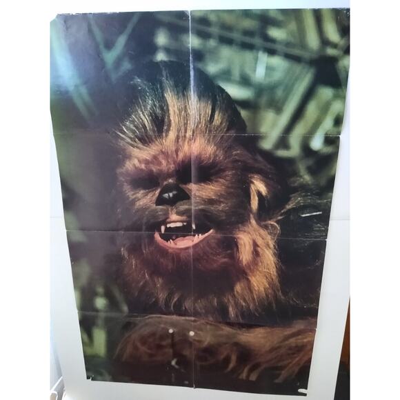 Star Wars Official Poster Monthly Issue Four Chewbacca Vintage 1977 Sci-Fi Space - Picture 7 of 8